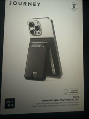JRNY Journey Magnetic Wallet & Phone Stand - Black